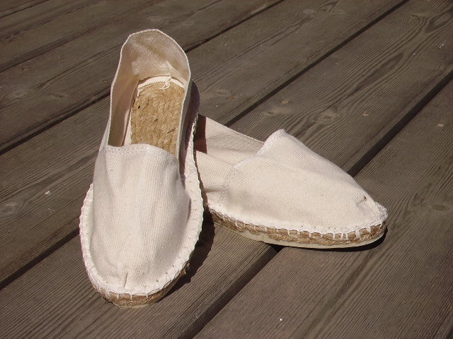 Espadrilles écru taille 45