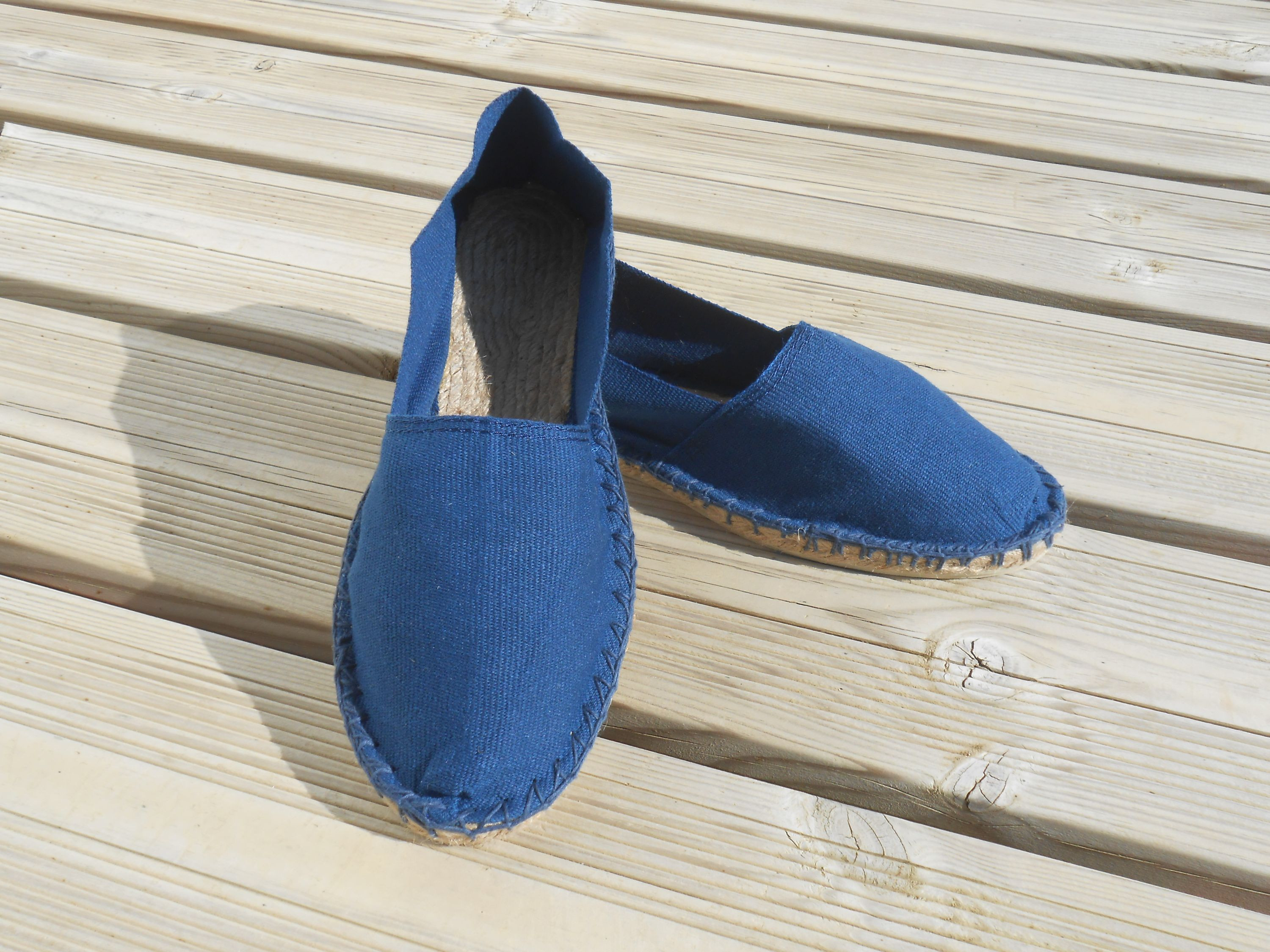 Espadrilles bleu indigo taille 45