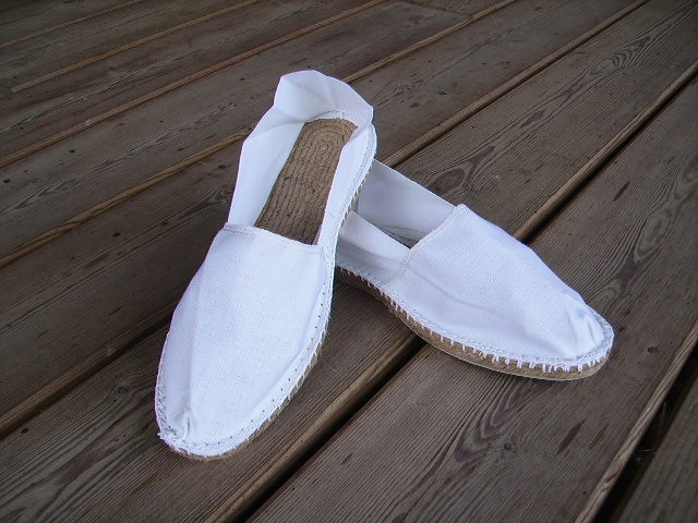 Espadrilles blanches taille 42 16.90 Made in France Ainarak
