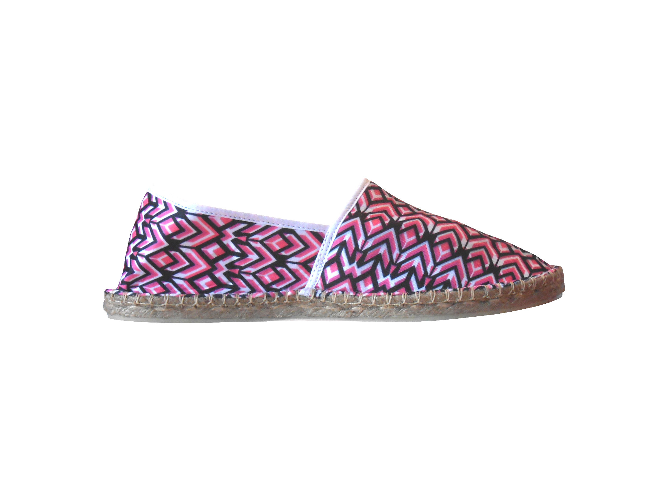 Espadrilles geometric pink taille 38
