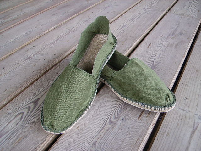 Espadrilles kaki taille 47