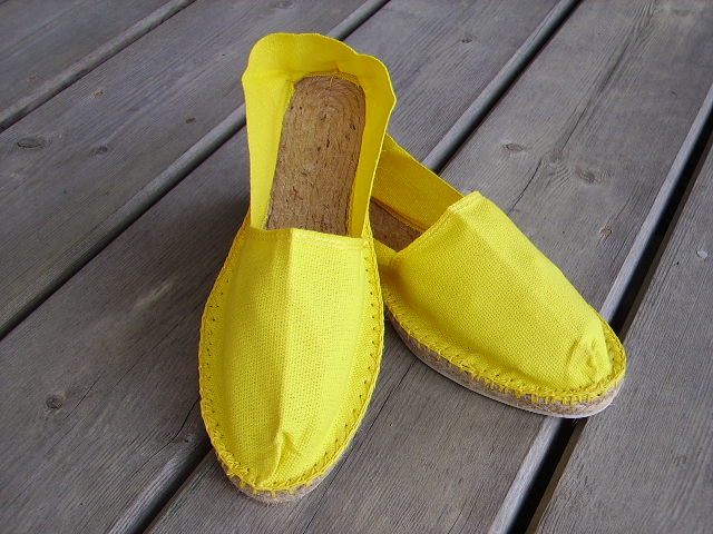 Espadrilles jaunes taille 41