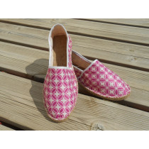 Espadrilles mandala fushia taille 40