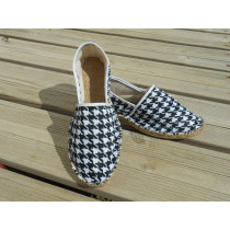 Espadrilles pied de poule taille 45