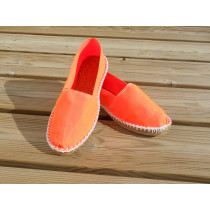 Espadrilles orange fluo taille 40