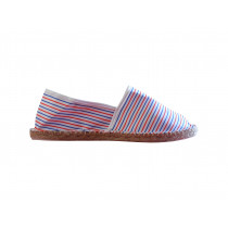 Espadrilles bleu blanc rouge