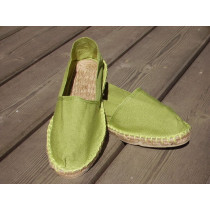 Espadrilles vert anis taille 39