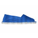 Espadrilles bleu indigo