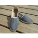 Espadrilles noires et blanches