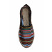 Espadrilles rayées multicolores